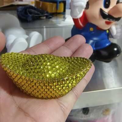 开业元宝元宝铜摆件品仿沙金乔迁礼品客厅装饰宝缸实心铜元压合金