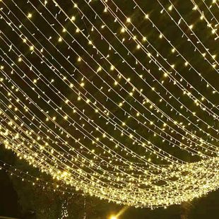 室外防水LED小彩灯闪灯串灯满天星太阳能五颜六色爆闪灯光氛围灯