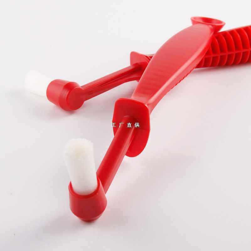 咖啡机清洁刷意式冲煮头清洁刷弯头硬毛刷防烫尼龙毛刷咖啡机