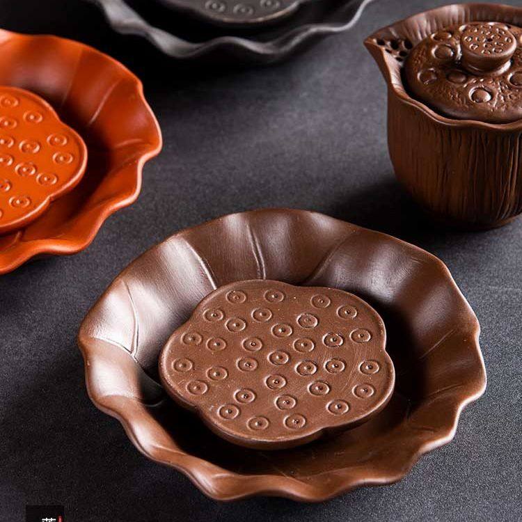 创意大号紫砂壶垫 易清洗储水干泡壶承壶托功夫茶具配件 茶壶底座