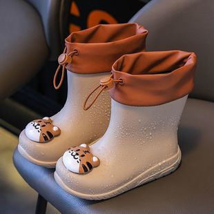 儿童雨鞋男童雨靴防滑男款宝宝幼儿小孩水鞋女童防水胶鞋轻便新款