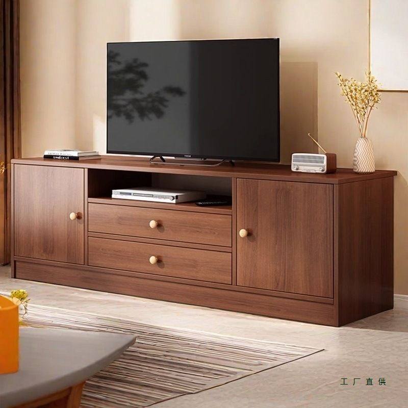 电视柜客厅家用2025新款落地收纳储物一体柜卧室高款靠墙防尘立柜