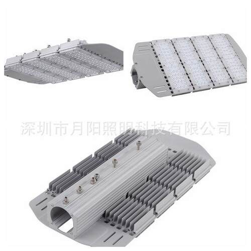 深圳LED模组路灯外壳套件3030贴片200W路灯头足散热新款户外套件
