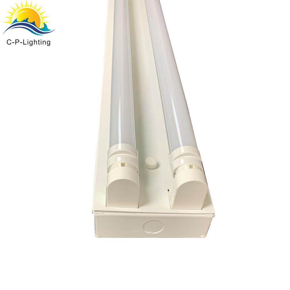 LED日光灯双管平面支架T8 1200MM工厂工业照明支架