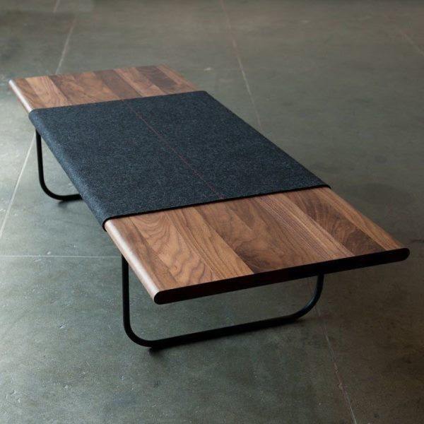 铁艺实木轻奢茶几茶桌简约现代松木小型桌靠墙咖啡桌创意榻榻米桌