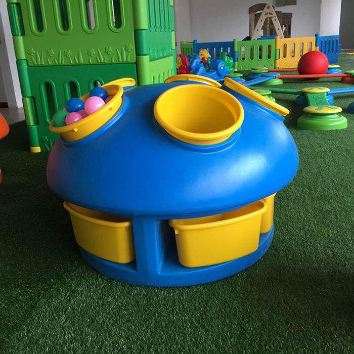 热销幼儿园多功能蘑菇玩具架儿童塑料收纳盒储物架宝宝玩具柜