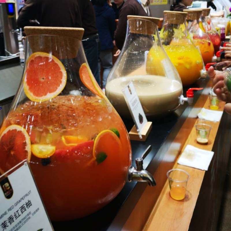 超大容量商用果汁罐带龙