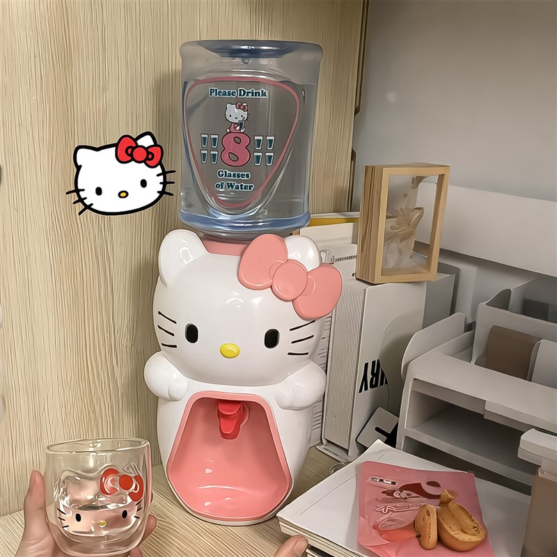 可爱猫咪饮水机家用迷你小型学生宿舍台式饮水器儿童节生日礼物