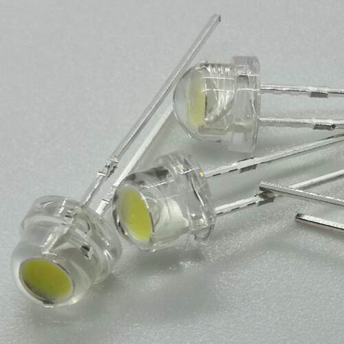 厂家现货LED灯珠F5超高亮23-25LM低光衰暖白0.2w高亮灯珠白光LED