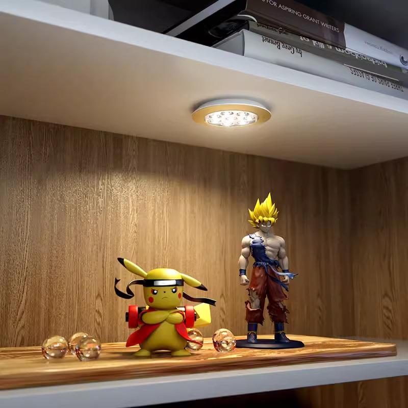 现货迷你LED嵌入式衣柜灯小圆灯酒柜展示柜圆形橱柜灯3W220V家具