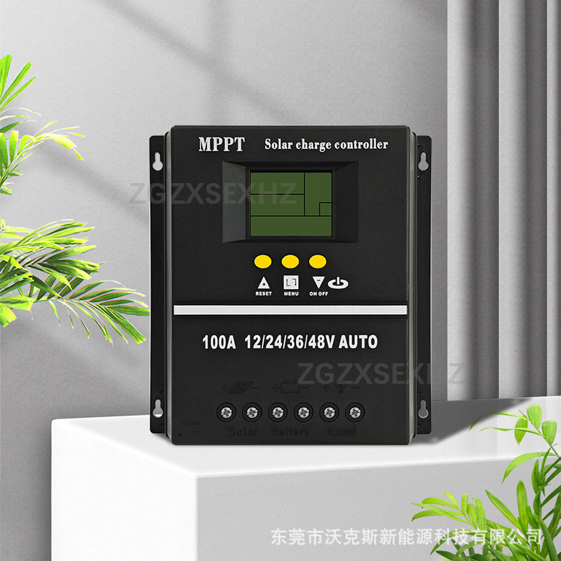 太阳能控制器MPPT60A80A100A智能自适应12V24V36V48V升压器