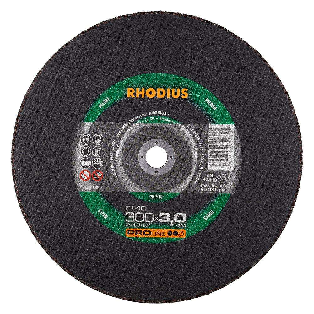 德国RHODIUS进口砂轮片350*4石材建材切割片高速切割机砂轮400*4