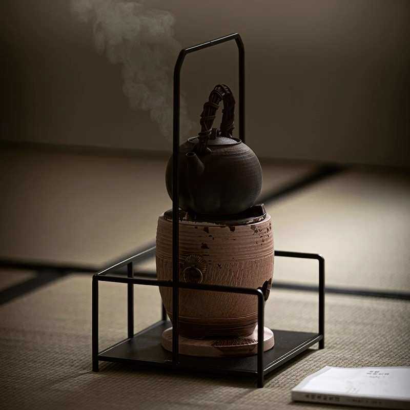 铁艺凉炉架 花架 手工铸铁茶道配件 炭炉电陶炉防烫隔热垫