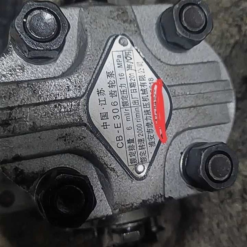 淮安市虎力液压 CB-DE306液压齿轮油泵