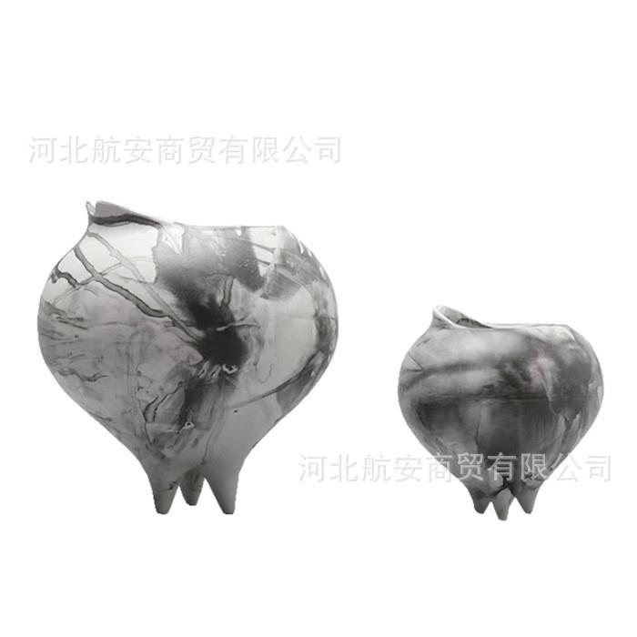 中式树脂花器花瓶花插民宿酒店大堂家具卖场软装饰品摆件