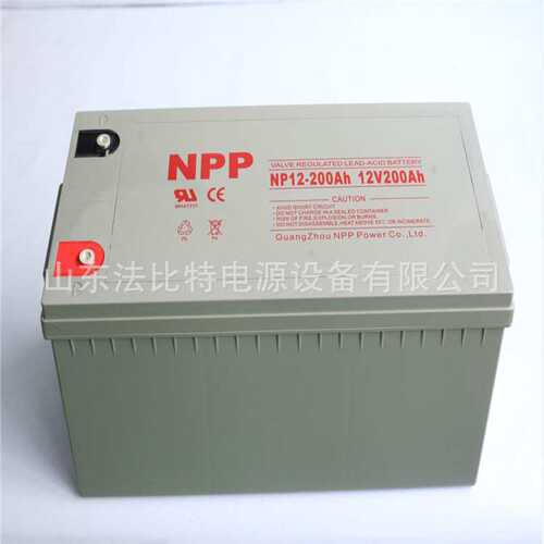 NPP铅酸蓄电池NPG12-100太阳能发电12V100Ah 广州耐普电池