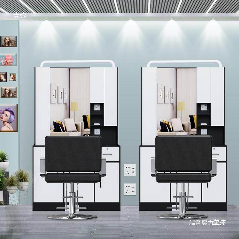 快剪理发店设备全套吸发器速剪柜剪发柜镜台理发店