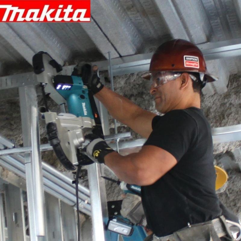 Makita牧田2107FK轻便带锯手提机电缆带锯机710W切割能力120mm