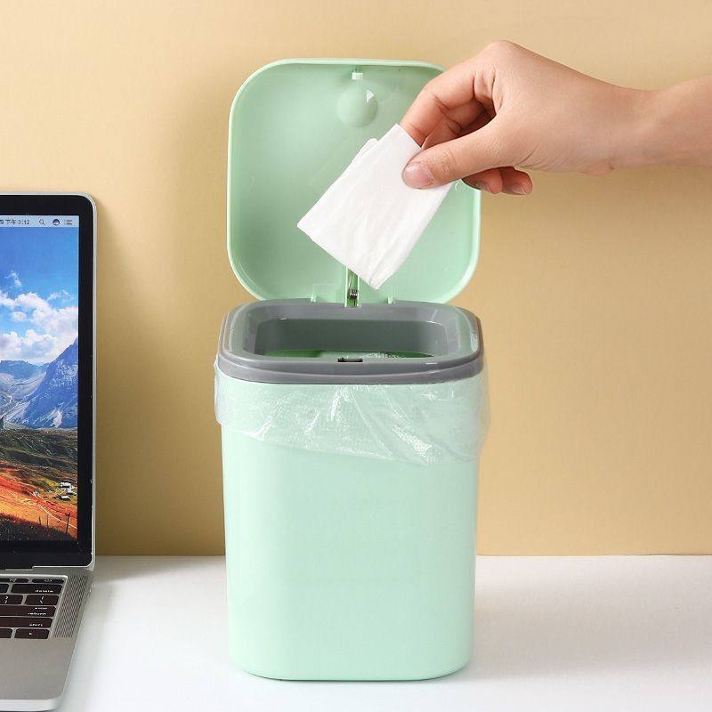 桌上垃圾桶按压翻盖家用客厅卧室书桌厨房收纳带盖废纸篓小型新款,家庭/个人清洁工具,垃圾桶,淘宝优惠券,粉丝福利购,淘宝优惠卷