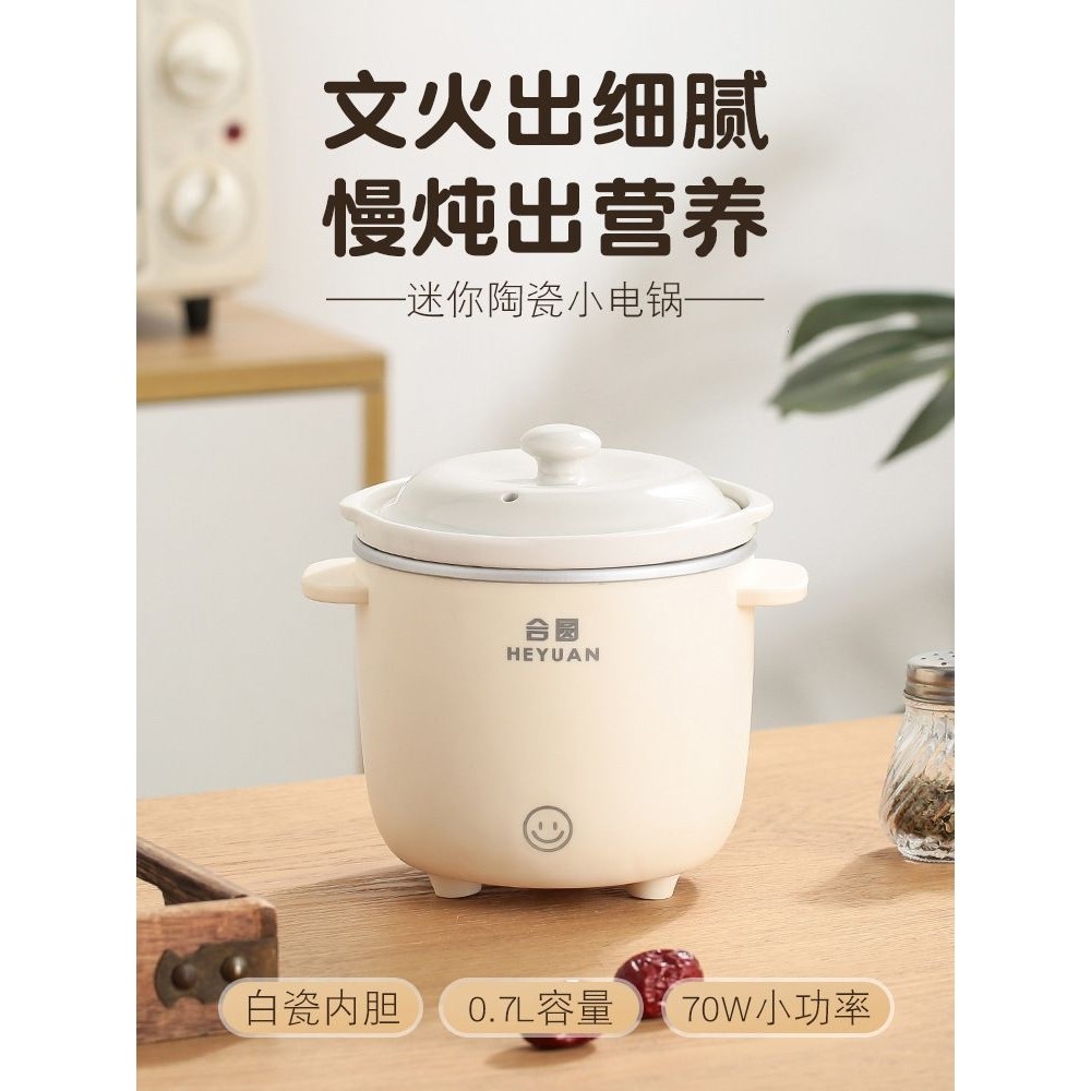 迷你电炖锅电炖盅BB煮粥煲汤锅宝宝辅食锅白瓷家用插电养生陶瓷锅,厨房电器,电炖锅/煲汤锅/电炖盅,淘宝优惠券,粉丝福利购,淘宝优惠卷