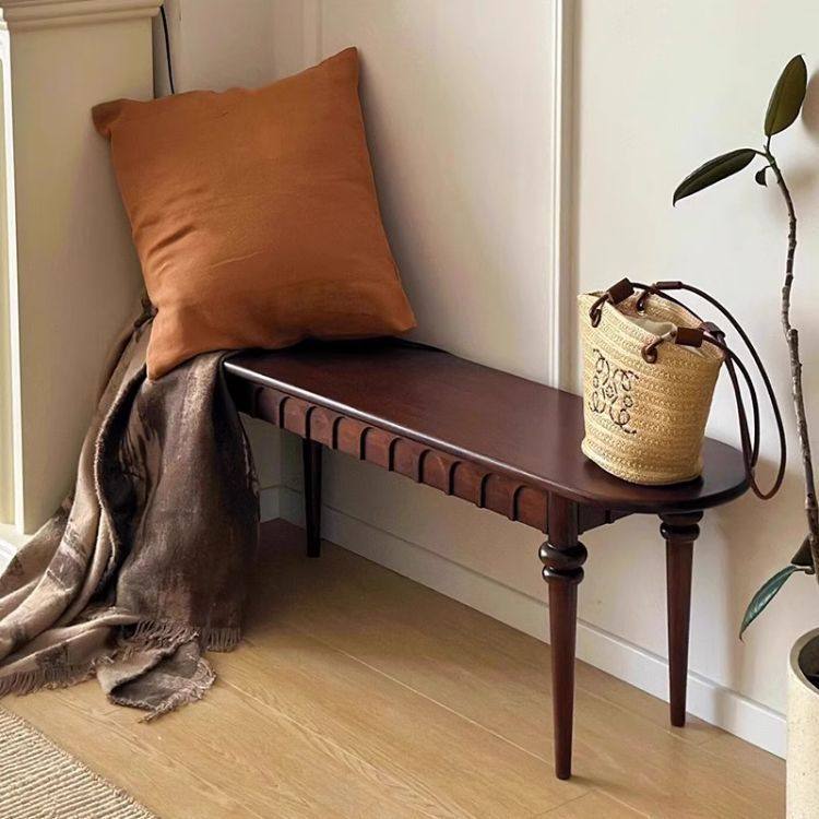 法式实木长条凳中古长餐椅凳子板凳家用餐凳复古美式换鞋凳床尾凳,住宅家具,床尾凳/长凳,淘宝优惠券,粉丝福利购,淘宝优惠卷