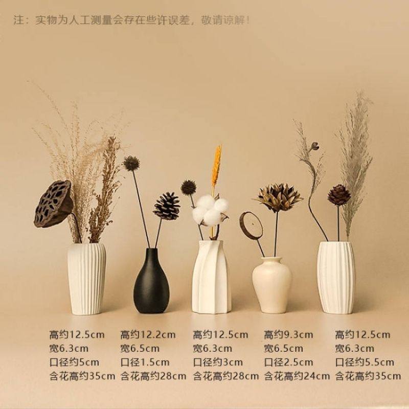 ins北欧创意轻奢颜值陶瓷小花瓶简约客厅插花干花装饰品桌面摆件,家居饰品,家饰软装搭配套装,淘宝优惠券,粉丝福利购,淘宝优惠卷