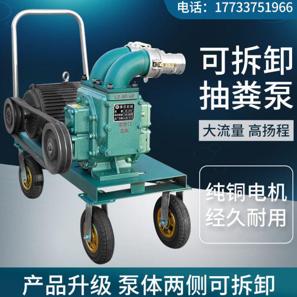 泽洋抽粪泵养殖场专用无堵塞强力吸粪泵化粪池污水泵家用自吸污泵