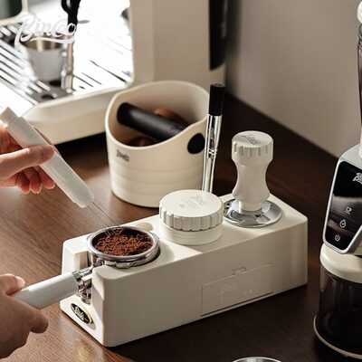 Bincoo咖啡压粉底座咖啡机通用布粉器手柄压粉锤收纳组合全套工具