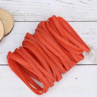 直橡皮筋高弹力耐用6CM皮套宽皮筋皮筋红色牛皮筋径像皮圈橡胶圈