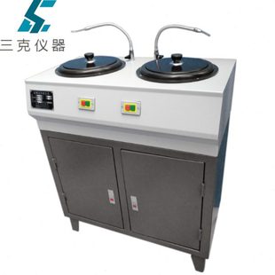 金相PG-2D金相试样抛光机 双盘柜式金相制样抛光机 磨抛机