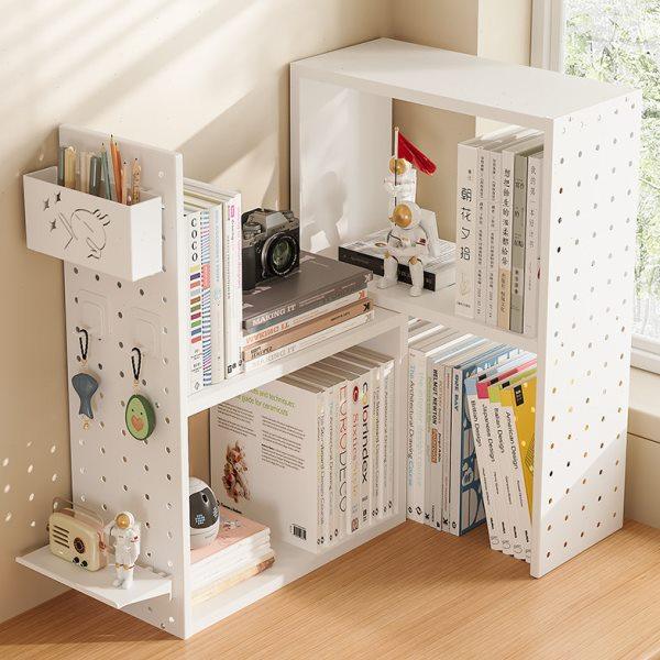 书桌收纳置物架桌面洞洞板收纳架立式转角书架配件学生简约书柜子,收纳整理,书桌收纳置物架,淘宝优惠券,粉丝福利购,淘宝优惠卷