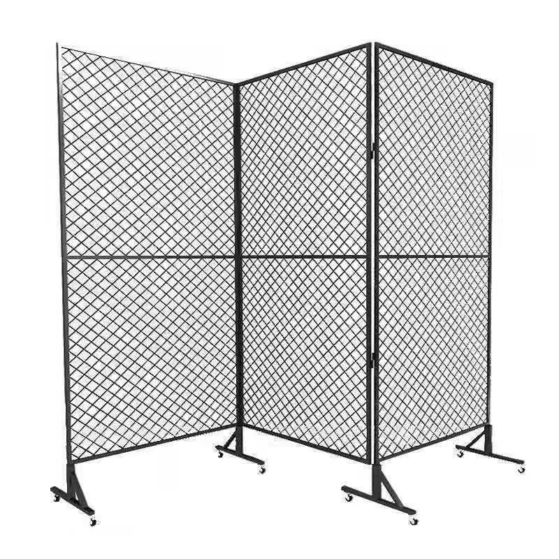 铁质网格展d架落地式广告架舞台会议户外背景墙1m*2m黑色白色