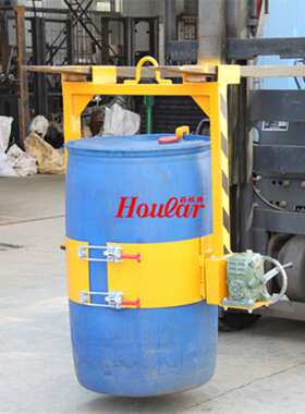 现货供应LM800 油桶吊具 抱箍式手摇翻转油桶夹具 油桶倾倒工具