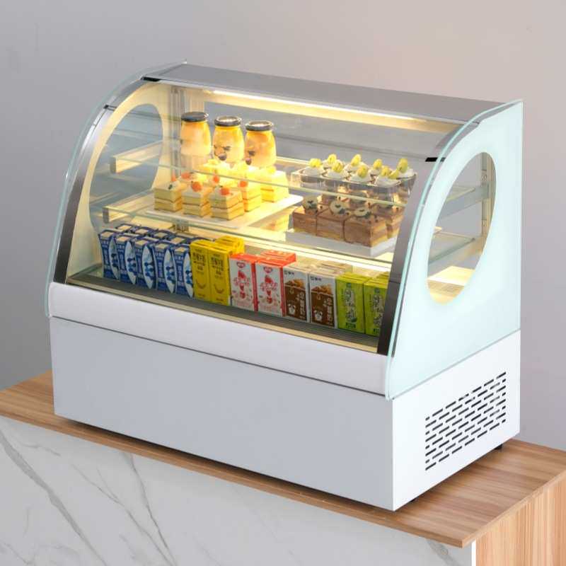 蛋糕柜小型商用台式吧台柜桌面风冷甜品冷藏柜饮料水果保鲜柜冰柜