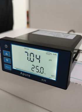 Apure A30PR-A型PH/ORP控制器屏显工业在线ph计酸度计ph测定仪