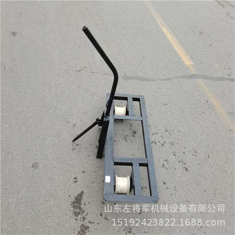 携带式轨道运轨车 轨道运输物资用单轨小车 钢轮尼龙轮运轨车
