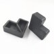 直角20 不锈钢 双头方管塑料件40连接件黑色免打孔角码 转角型材