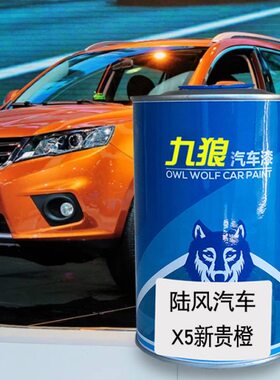 新海喷品X汽车烤漆橙中国红4SX南5店补漆漆蓝风陆成贵九2狼金琥珀