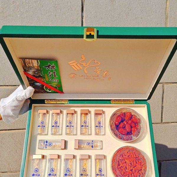 长白山雪蛤油林蛙油蛤蟆油线油足干高泡发东北特产12支高档礼盒