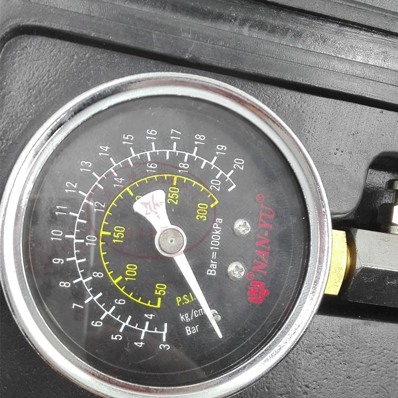 进口南豫工具 h汽缸压力表 324汽车缸压表 东良汽修工具气缸压力