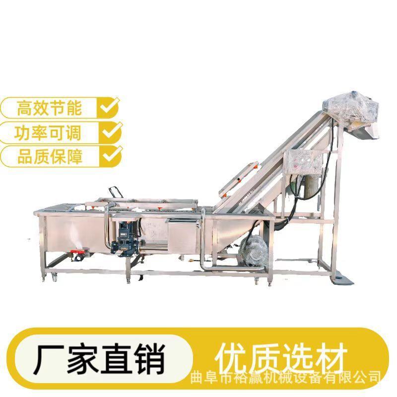 大型苹果梨清洗机 不锈钢水果蔬菜高压喷淋清洗机  气泡洗果机