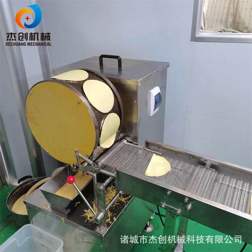 全自动蛋皮加工设备 杰创200型蛋皮成型机 连续式双排春卷皮机器