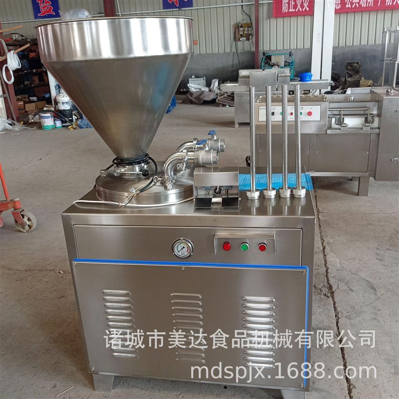 多功能商用灌肠机小型大容量双馅嘴液压灌肠机肉制品档口火腿肠厂