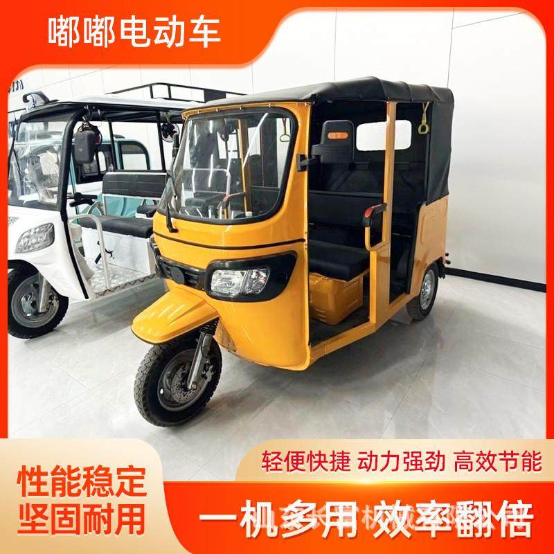 客运代步tuktuk车小型电动车电动三轮新能源家用三轮车摩托嘟嘟车