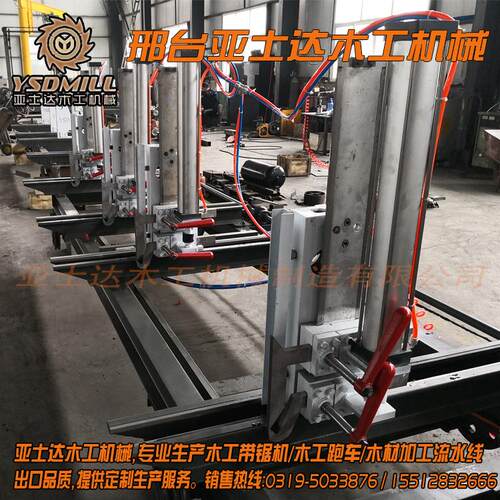 木工带锯机配套跑车 手推电动跑车 手摇齿条跑车 手动丝杠跑车