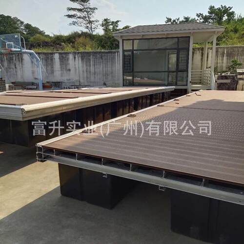 6061铝合金结构景观浮桥 滚塑浮箱码头 潮汐落差自适应 轮渡浮台
