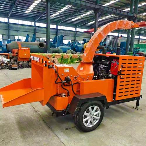 小型移动树枝粉碎机可移动家用果园碎枝机园林树枝藤条粉碎机设备