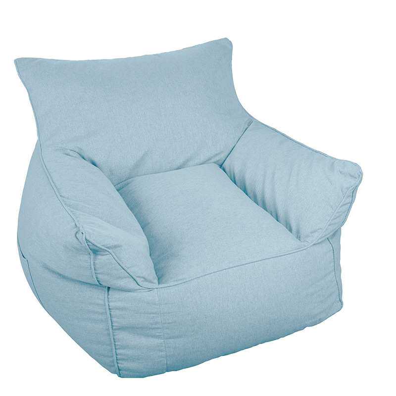 现代中国风布艺沙无填充小户型简约公寓客厅懒人沙发单人布沙发套