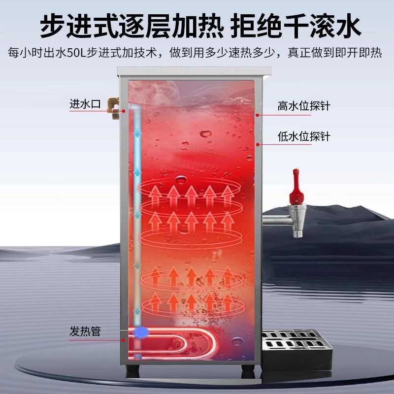 挂壁式开水机商用奶茶店步进式烧开水器全自动咖啡店微电脑烧水机