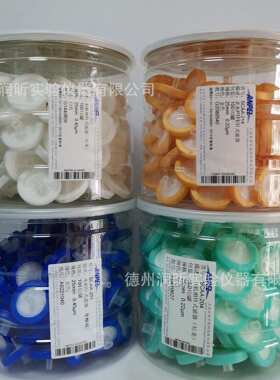 25mm/0.45um 水相 针式过滤器（聚醚砜）SCAA-201 蓝色 滤头 100